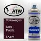 Preview: Volkswagen, Dark Purple, LA4W: 400ml Sprühdose, von ATW Autoteile West.